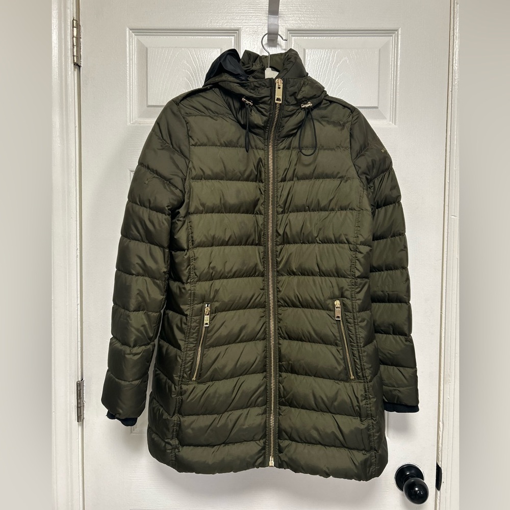 Burberry Brit Women's Black Puffer Jacket Down Size Small